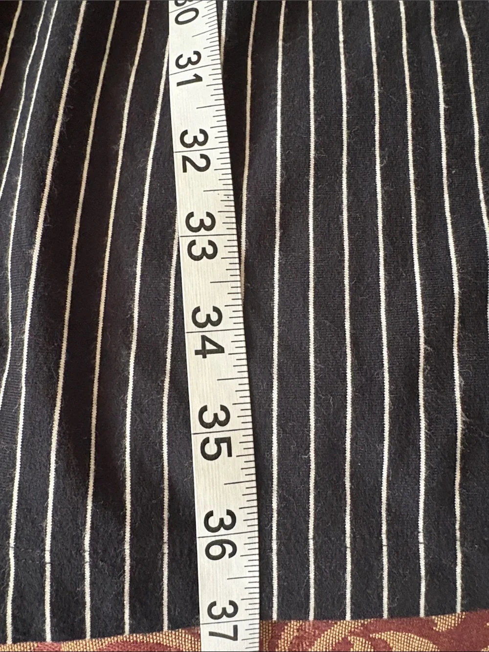Ann Taylor Black and White Pinstripe Sheath Knot-Front knit dress Size 4